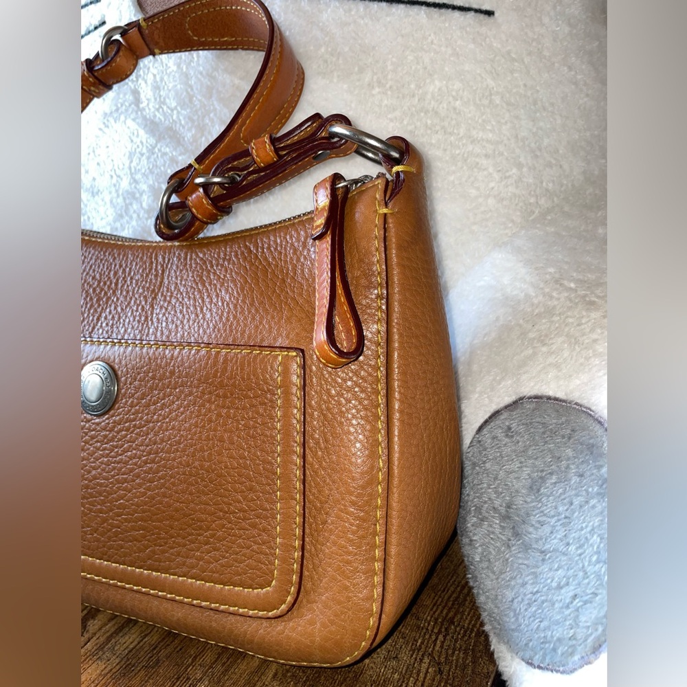 SOLD Coach (8E99) Chelsea Pebble Leather Shoulder Bag with Free bag scarf - Picture 6 of 16